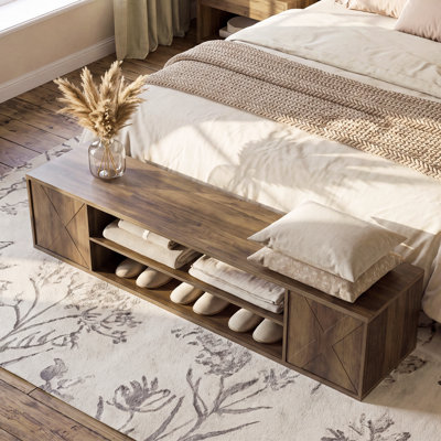 63 Inch End of Bed Bench