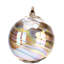 Swirl Gold Ornament - 6 Inches Set Of 4