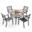 Heavy-Duty Metal Patio Chair With 350LB Capacity, Ergonomic Design, And All-Weather Durability For Indoor And Outdoor Use