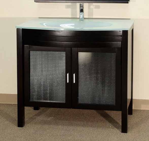 Ensemble de meuble-lavabo simple 39 po Brott, Espresso