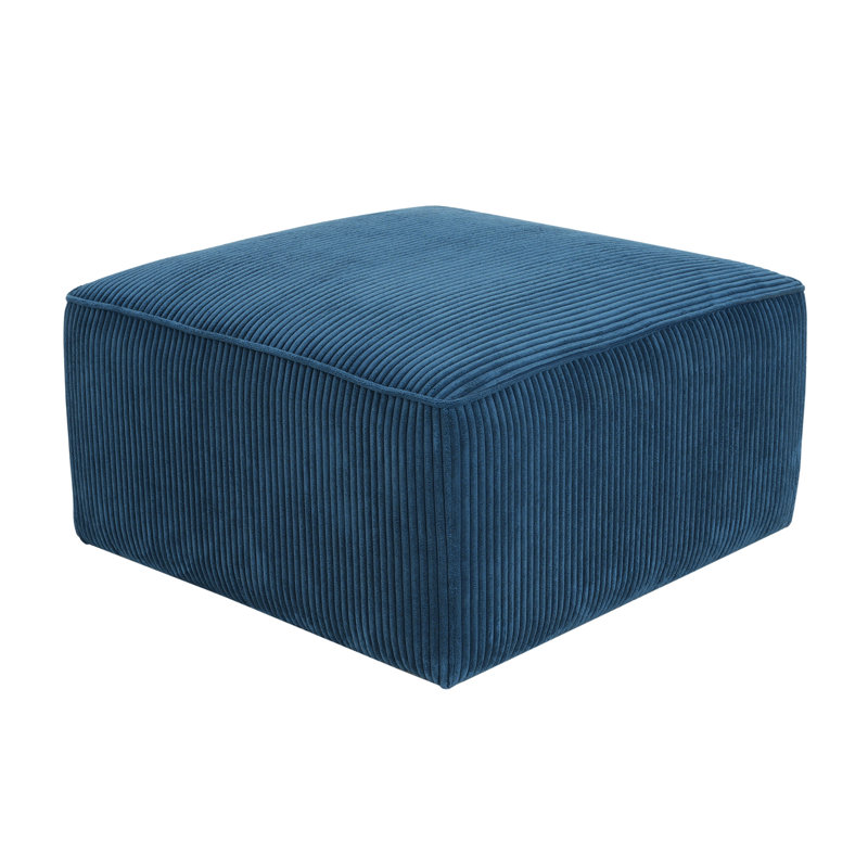 Repose-pieds carré rembourré (y compris le repose-pieds), Marine