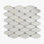 Bianco Dolomiti 12" x 12" Marble Octagon and dot Mosaic Wall & Floor Tile