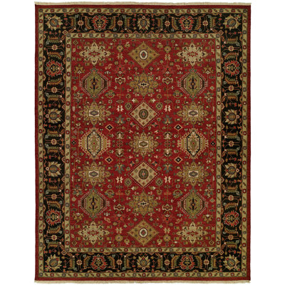Domingues Wool Oriental Indoor Rug