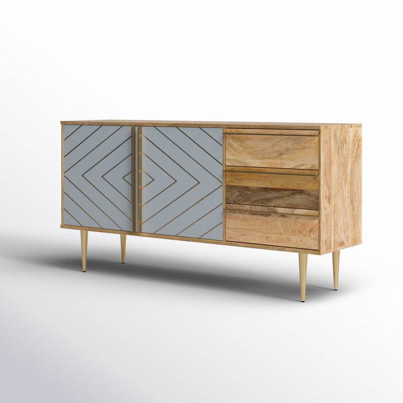 57.8'' Solid Wood Sideboard