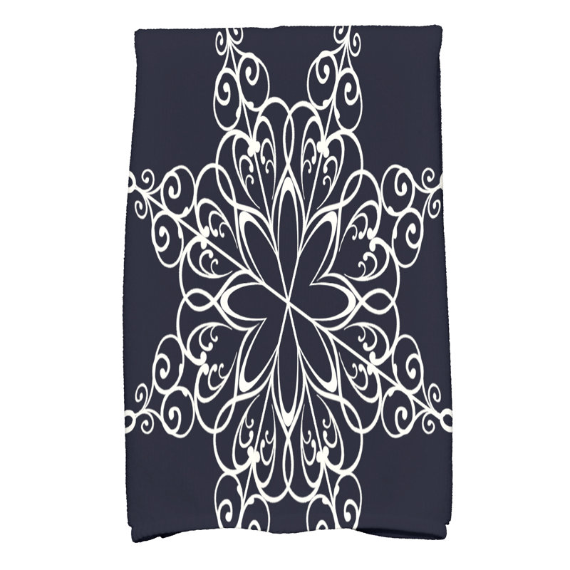 Serviette de thé, Bleu marine