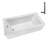 Streamline 60 in. x 30 in. Acrylic Left-Hand Drain Alcove Bathtub in Glossy White With External Drain-101699046