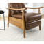 Fauteuil inclinable pour la maison - Fauteuil inclinable réglable avec revêtement en bois massif-1900616478