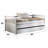 Twin Daybed In White, Solid Pine, 660Lbs Weight Capacity Pine Build,