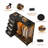 47.2'' W 5 - Drawer Dresser for Bedroom with Hanging Rack Led Lights and Charging Station-1863345096