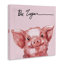 "Be Vegan Cute Pig", art mural par Stella Chang