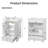 24'' French Provincial Bathroom Vanity – Vintage Elegance With Ceramic Sink, Soft-Close Doors & Drawer Dividers, Solid-Wood Legs, Adjustable Shelf-2027498246