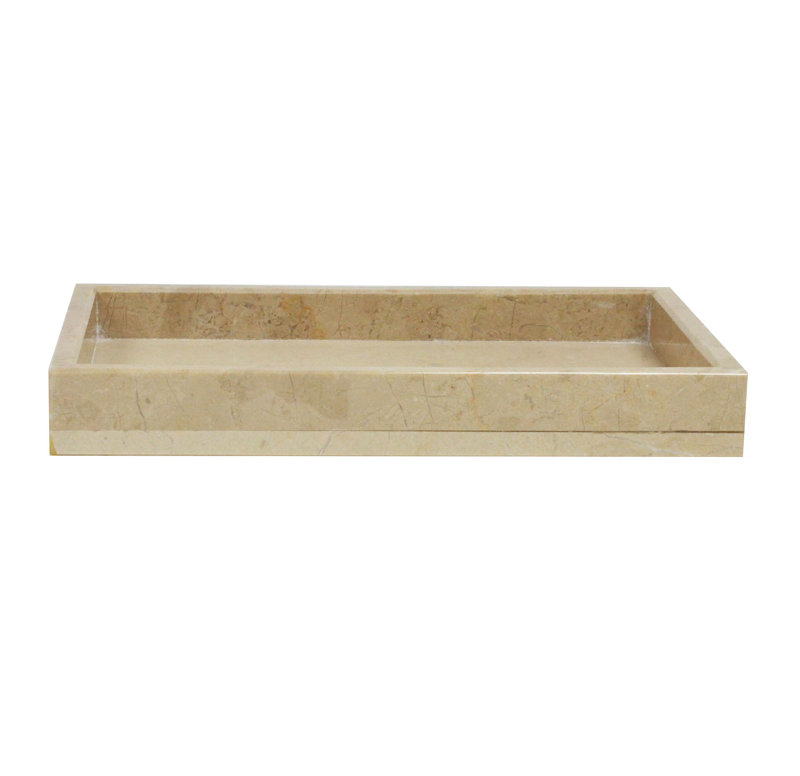 Trevino Marble Bathroom Accessory Tray Bathroom Tray Tumbler