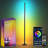 57" Corner Ambient Lighting Lamp With Music Sync & 16 Million Colors, Remote & App Control-106460246