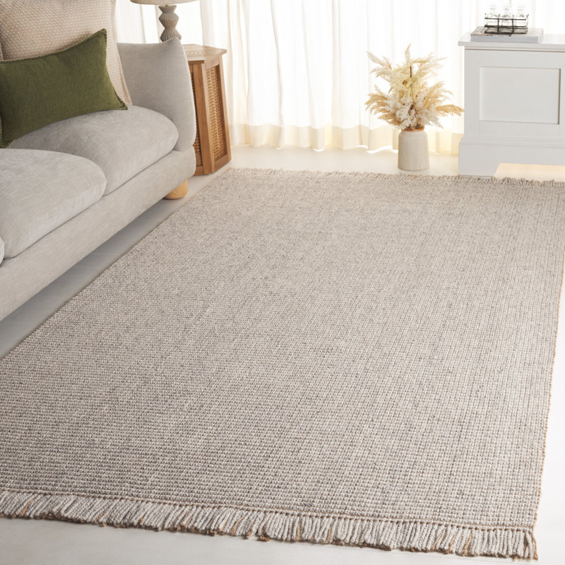 Natural Fiber 842 Area Rug In Grey, Rectangle 5' x 8'