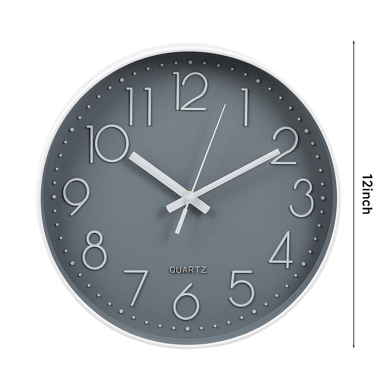 Navit Wall Clock, Grey