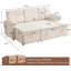 Canapé-lit modulaire en L convertible en L 84 po avec USB et rangement-188541756-188541746