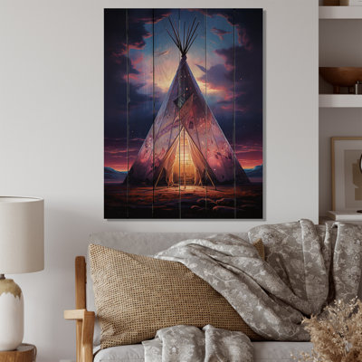 Native Sacred Visions - Native American Art Wood Wall Art