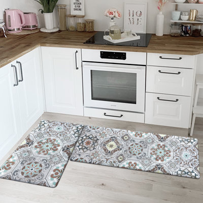 Ensemble de 2 tapis de cuisine Alishia