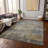 Machine Washable Indoor/Outdoor Claudian ACN1650 Pewter Rug-104345832