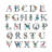 Sunflower Pattern Name & Initial Hand Towel 11x18