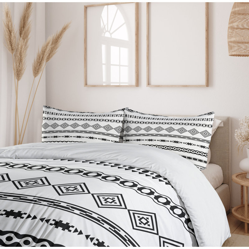Native American Modern & Contemporary Polyester Duvet Cover, Twin