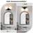 2-Light Vanity Light For Bathroom Mirror Up/Down Mount With Glass Shape-319056411