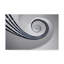 «Fibonacci White Spiral» par Jhirayr, impression sur toile tendue-30312608