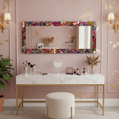 Ede Pine Wood Rectangle Mirror