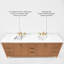 Turlington Freestanding Standard Bathroom Vanity with Top-1947649840-1957225167