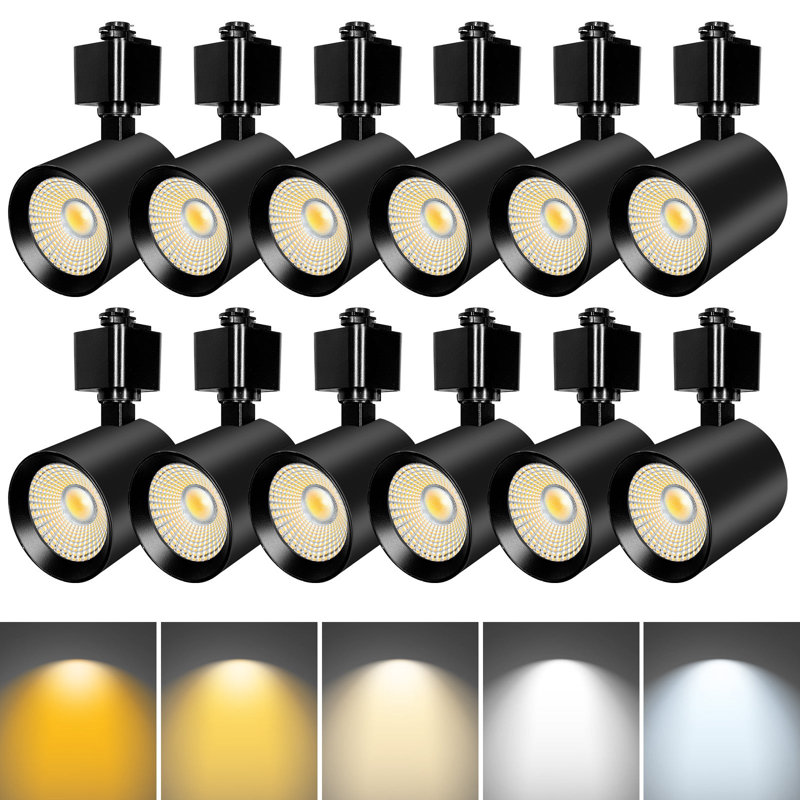 5CCT Black  LED Track Lighting Heads