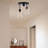 Braefell Glass Semi Flush Mount