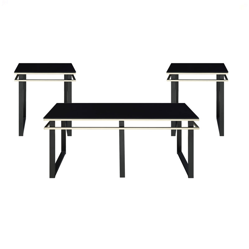 Ensemble de tables basses et tables de bout de 3 pièces