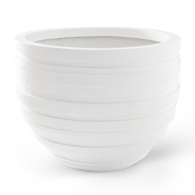 June Resin Pot Planter, 34" H x 43" W x 43" D