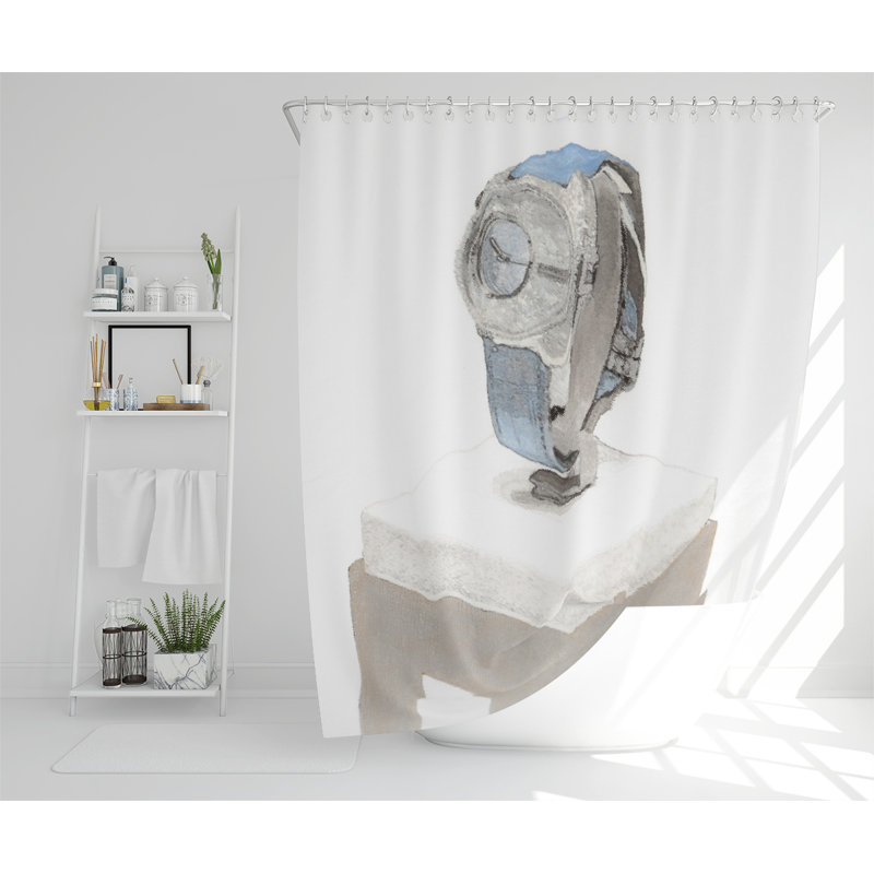 Quackenbush Polyester Shower Curtain Set