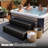 Easy-Assembly 2-Step Gray Pool Ladder, Durable Above Ground Swimming Pool Steps