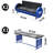 Ensemble de table et chaises de style industriel