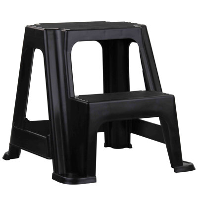 2 - Step Plastic Lightweight Step Stool