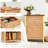 Bourrache Wooden Nightstand with Drawer and Cabinet-104846191