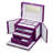 Faux Leather Travel Case + Drawers