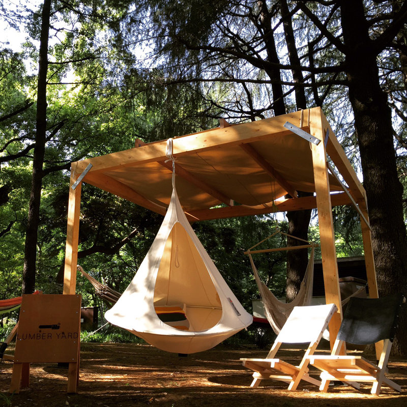Saffo Hanging Chair, Natural White, 183cm H x 183cm W x 183cm D