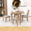 Ensemble de salle à manger à rallonge avec chaises rembourrées-619025997