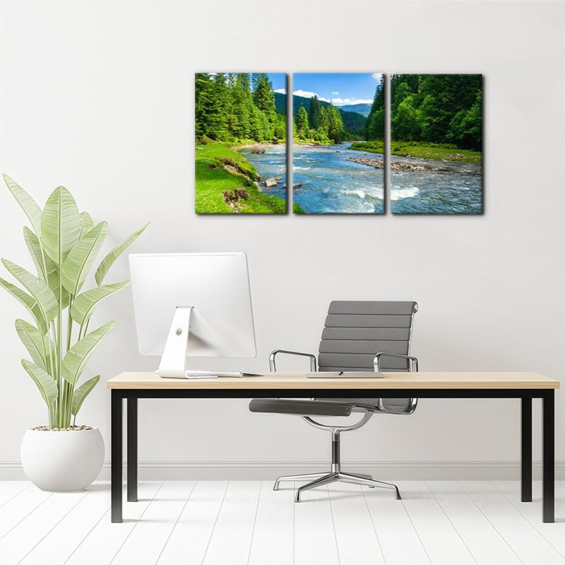 3 Piece Wrapped Canvas Wall Art