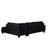 Gossett Sectional Black
