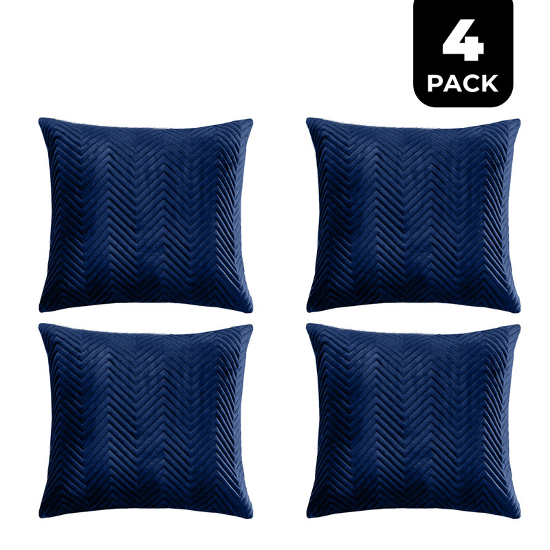 Square Scatter Cushion Cushion Cover, Navy