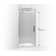 Revel 40'' x 74'' Pivot Shower Door with CleanCoat® Technology