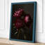 Burgundy Peonies Botanical - Wrapped Canvas-2059296851-2059296858