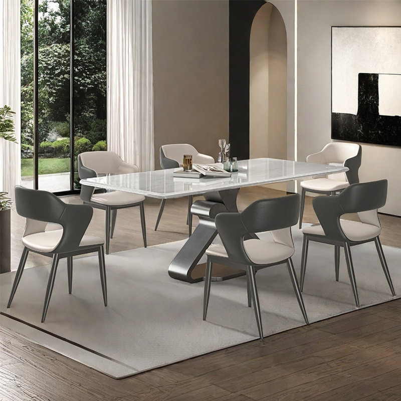 Tables de salle à manger Thick Luxury, H 29,5 po x L 55 po x l 31,5 po