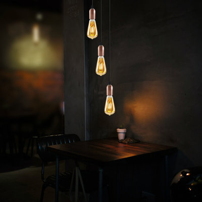 Amrane - Light Copper Cluster Pendant