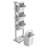 4-Tier Laundry Hamper Sorter, Vertical Rolling Laundry Baskets With Wheels Removable, Stackable Laundry Cart Organizer And Storage For Small Space, Dorm, Closet, Bathroom