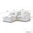 Slipcovered Upholstered Modular Sofa With Ottoman-110374986-110374987